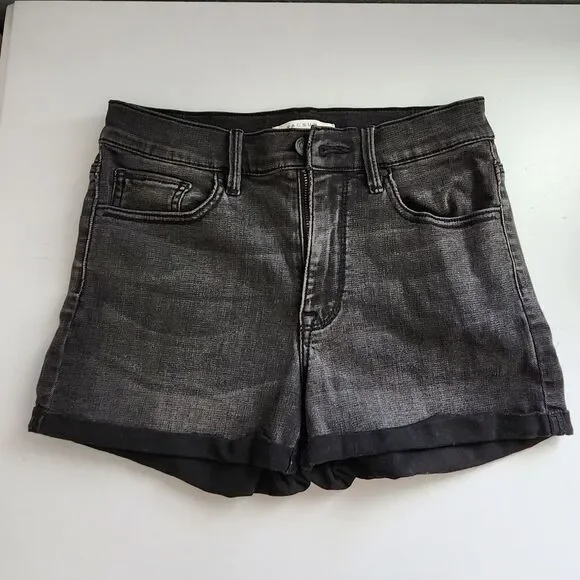Pacsun Women's Black Denim Shorts Size 26 - Picture 1 of 7